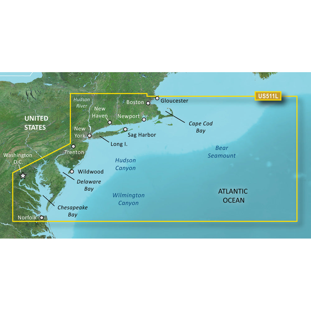 Garmin BlueChart&reg; g3 Vision&reg; HD - VUS511L - Boston - Norfolk - microSD&trade;/SD&trade;