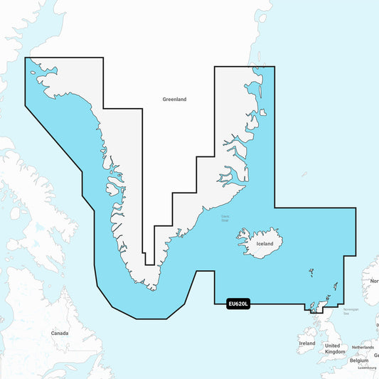 Garmin Navionics+ NSEU602L - Greenland &amp; Iceland - Marine Chart