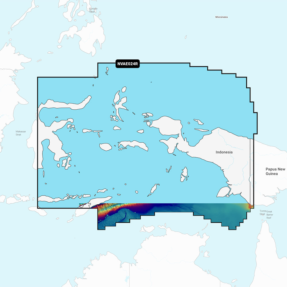 Garmin Navionics Vision+ NVAE024R - Central West Papua &amp; East Sulawesi - Marine Chart