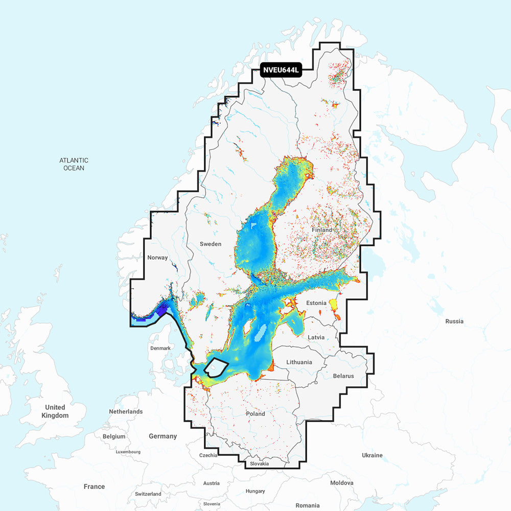 Garmin Navionics Vision+&trade; NVEU644L Baltic Sea