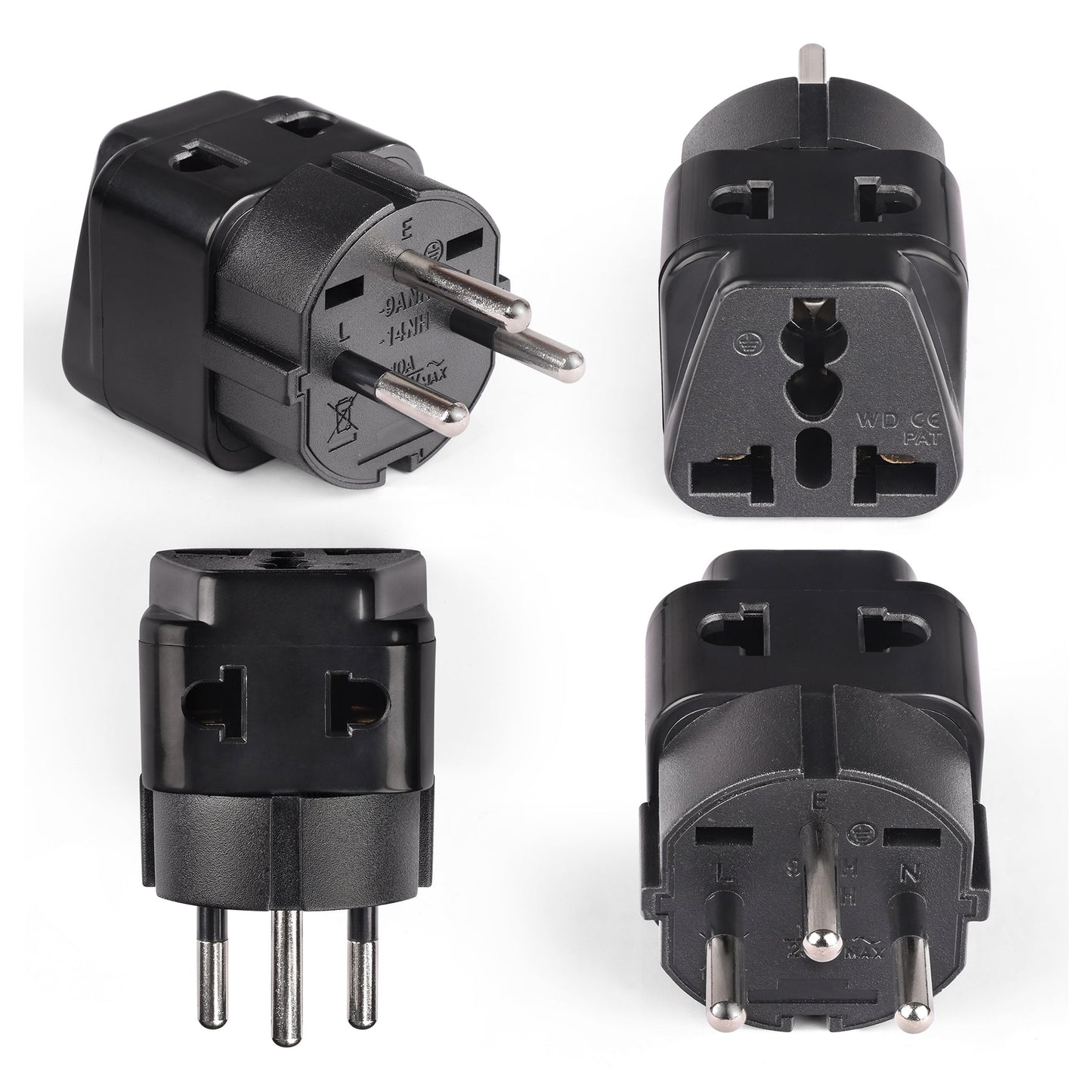 Gaza, IsraelTravel Adapter - 2 in 1 - Type H - Compact Design (DB-14)