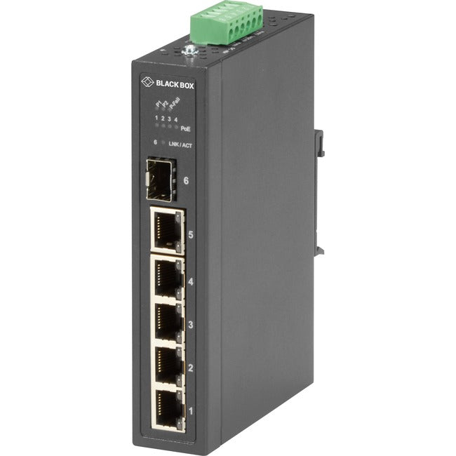 Gigabit Ethernet (1000-Mbps) Extreme Temperature Poe+ Switch - (4) 10/100-Mbps C
