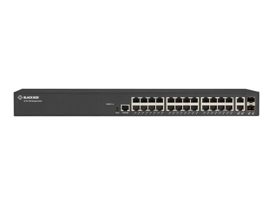Gigabit Ethernet (1000-Mbps) Managed Switch - (24) 10/100/1000-Mbps Copper Rj45,