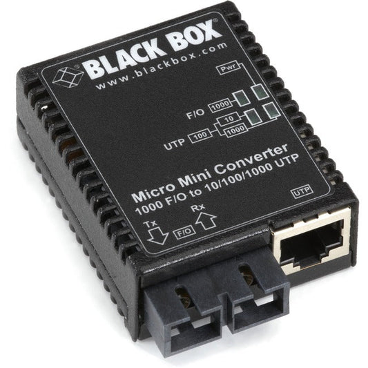 Gigabit Ethernet (1000-Mbps) Media Converter - 10/100/1000-Mbps Copper To 1000-M Bbx-Lmc4002A