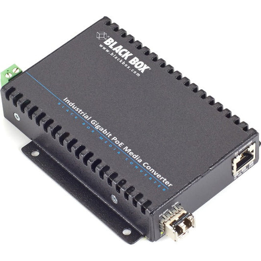 Gigabit Ethernet Industrial Poe Media Converter 10/100/1000-Mbps Copper To 1000-