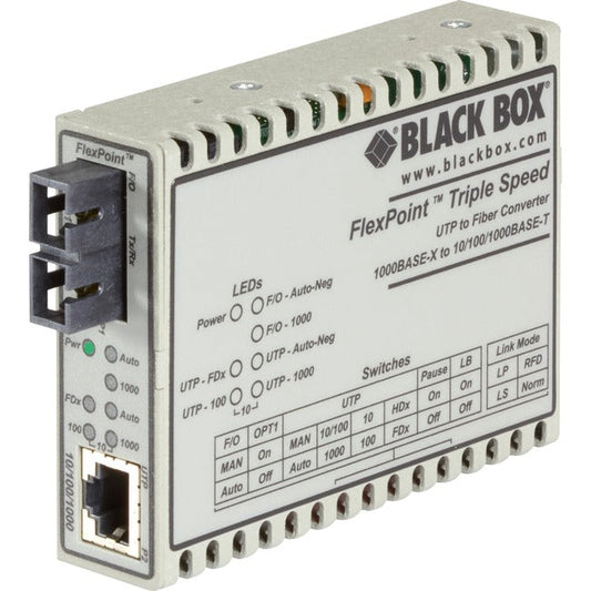 Gigabit Ethernet(1000-Mbps)Media Converter-10/100/1000-Mbps Copper To 1000-Mbps