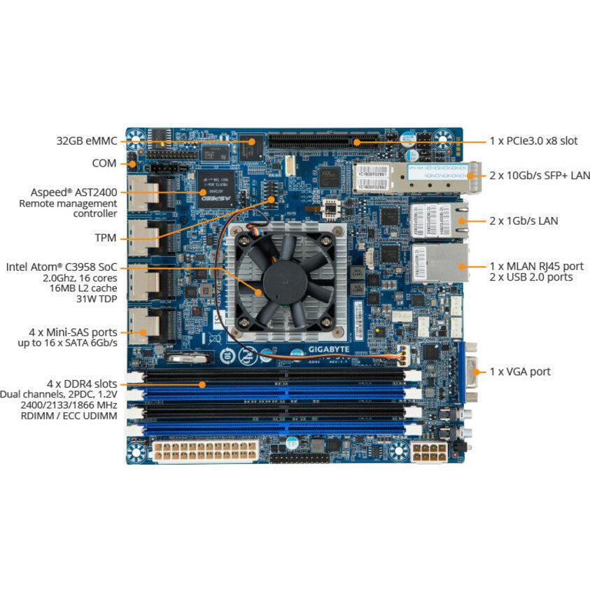Gigabyte Ma10-St0 Server Motherboard - Intel Chipset - – TeciSoft