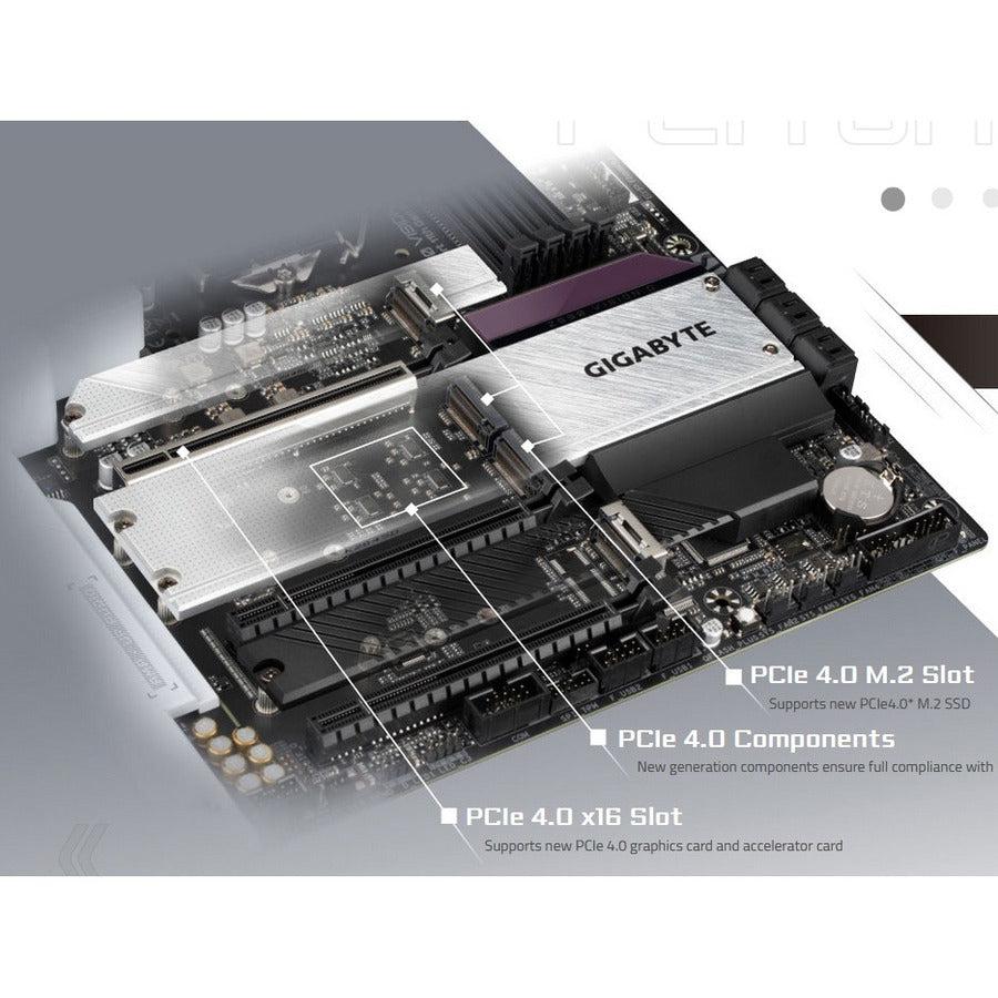 Gigabyte Z590 Vision G Lga 1200 Intel Z590 Atx Motherboard With 4 X M.2, Pcie 4.0, Usb 3.2 Gen2X2 Type-C, 2.5Gbe Lan