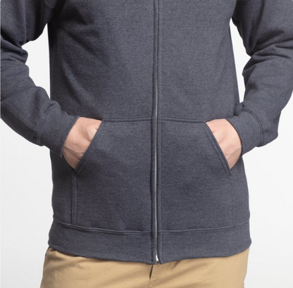 Gildan® Heavy Blend™ Full-Zip Hooded Sweatshirt – Durable Warmth with Easy-On, Easy-Off Convenience