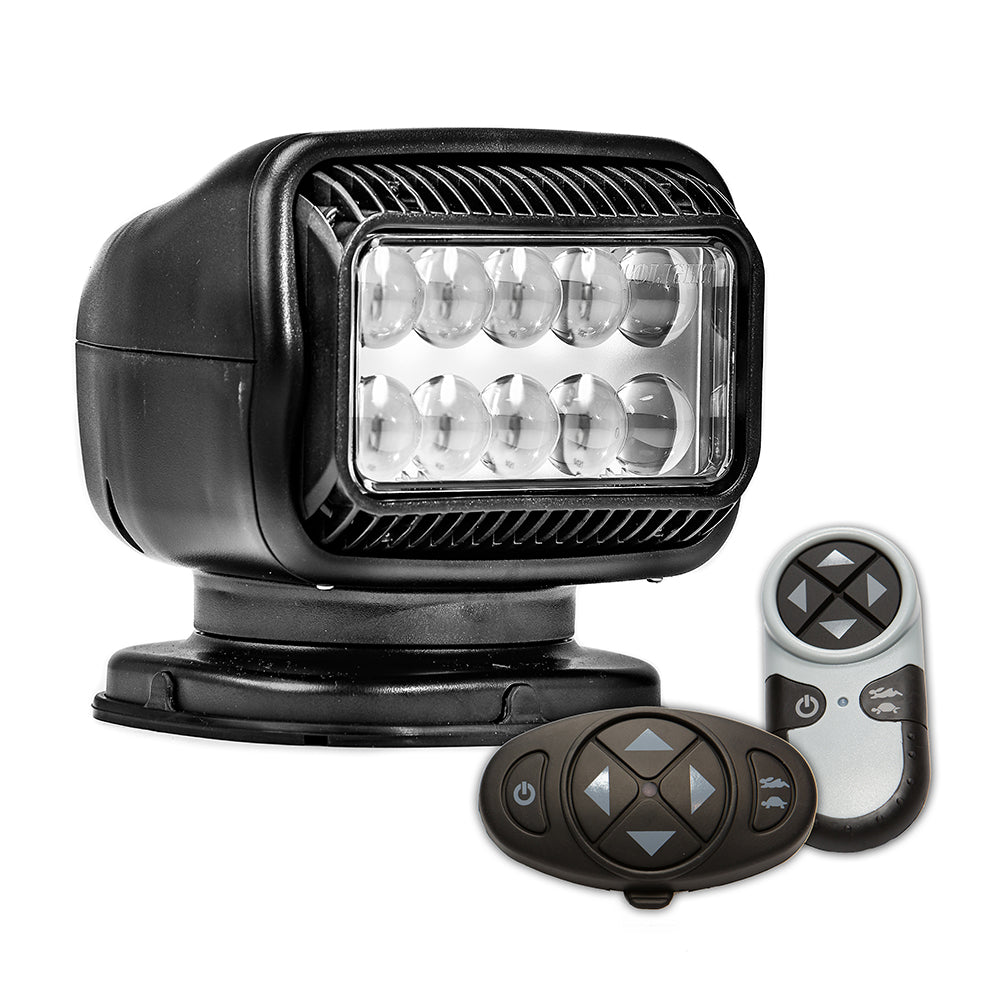 Golight Radioray GT Series Permanent Mount - Black LED - Wireless Handheld &amp; Wireless Dash Mount Remotes