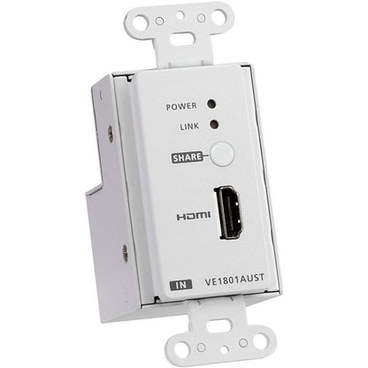 Hdmi Hdbaset Lite Transmitter,W/ Poe & Us Wall Plate