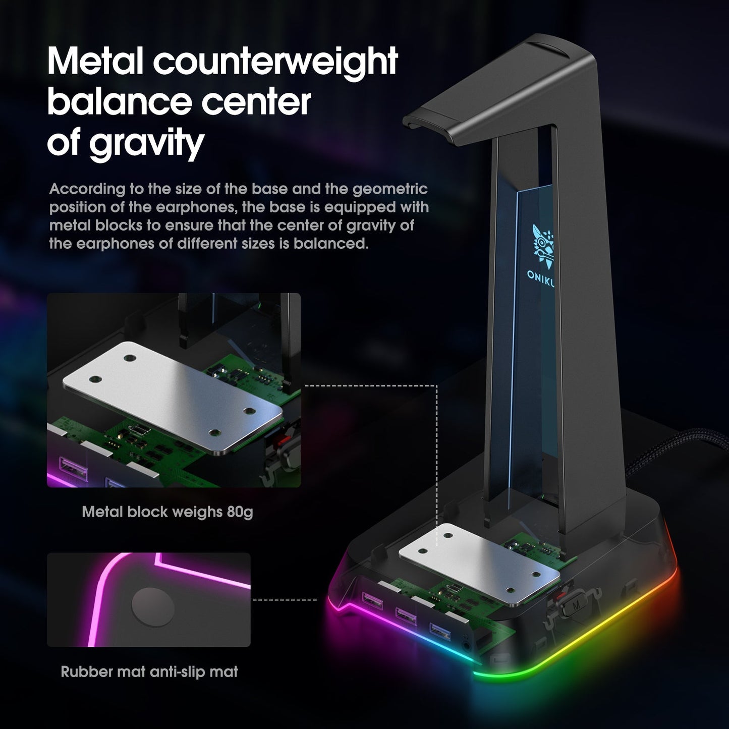 Headphone Stand RGB ST2