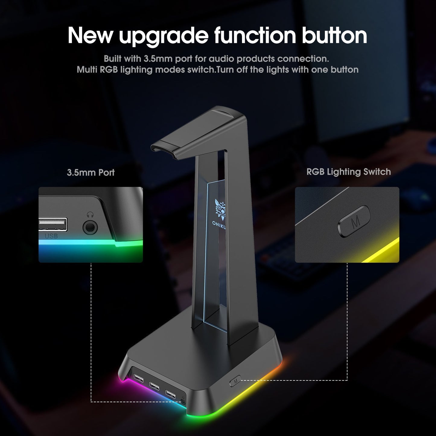 Headphone Stand RGB ST2