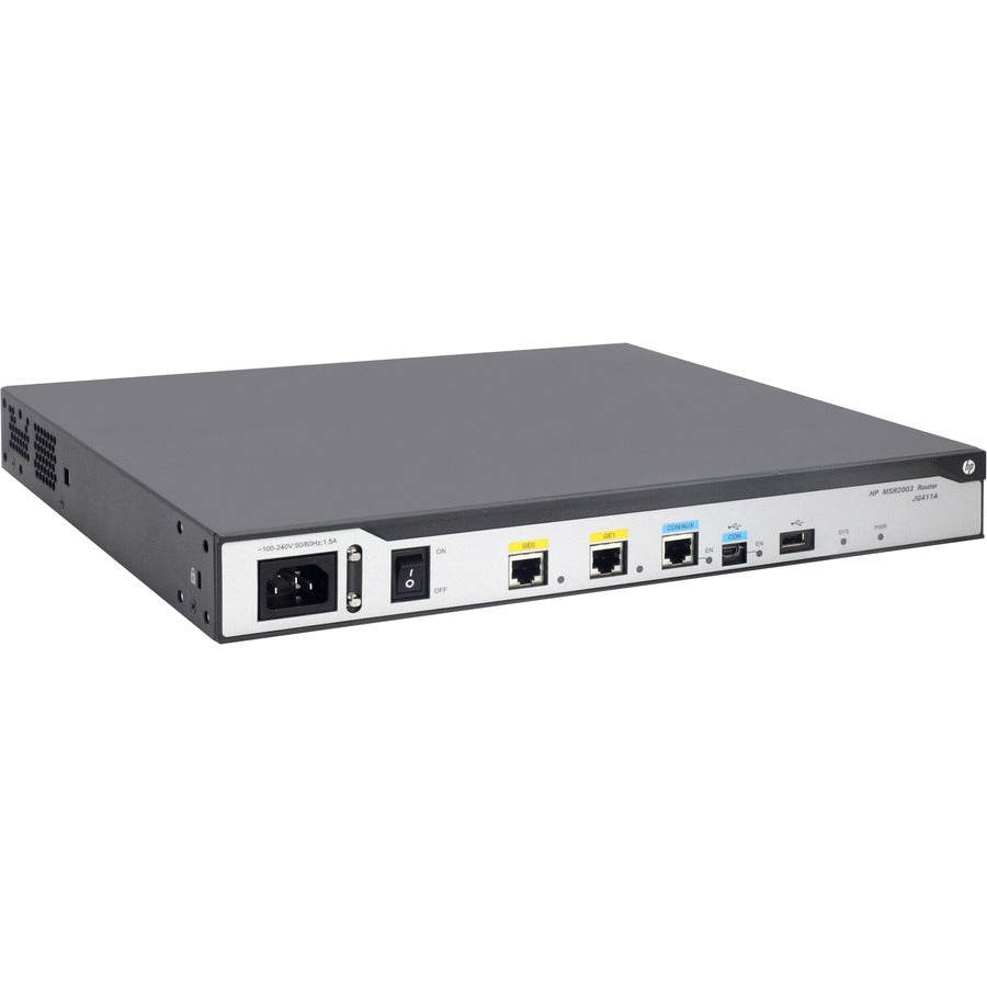 Hewlett Packard Enterprise Flexnetwork Msr2003 Wired Router Gigabit Ethernet Grey