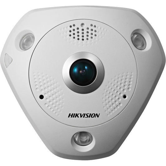 Hikvision Smart DS-2CD63C5G0E-IVS 12 Megapixel Outdoor Network Camera - Color - Fisheye