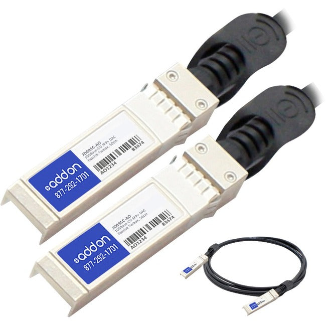 Hp Jd095C Compatible Taa Compliant 10Gbase-Cu Sfp+ To Sfp+ Direct Attach Cable (Passive Twinax, 50Cm)