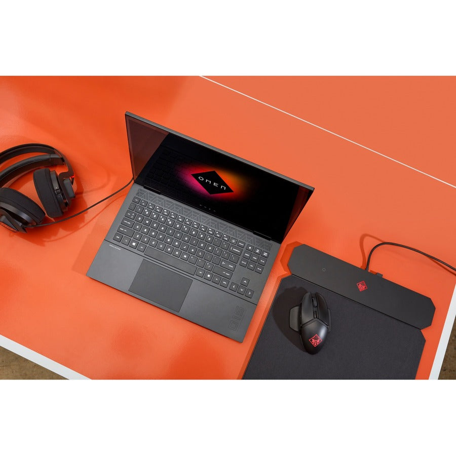 Hp Omen 15-En1000 15-En1010Nr 15.6" Gaming Notebook - Full Hd - 1920 X 1080 - Amd Ryzen 7 5800H Octa-Core (8 Core) - 8 Gb Total Ram - 512 Gb Ssd - Mica Silver, Mica Silver Aluminum - Refurbished