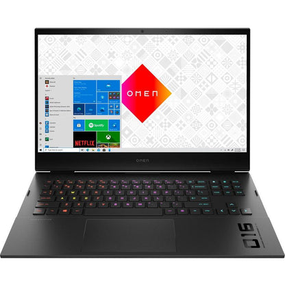 Hp Omen 16-B0000 16-B0014Nr 16.1" Gaming Notebook - Full Hd - 1920 X 1080 - Intel Core I7 11Th Gen I7-11800H Octa-Core (8 Core) - 16 Gb Total Ram - 512 Gb Ssd - Shadow Black - Refurbished