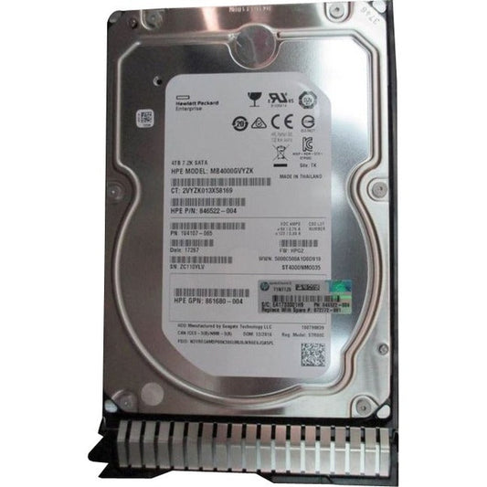 Hpe 4 Tb Hard Drive - 3.5" Internal - Sata (Sata/600) 872772-001