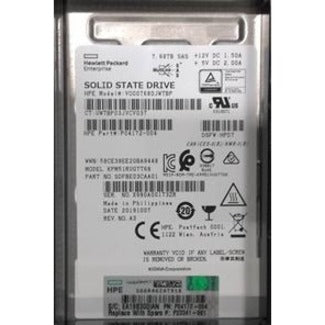 Hpe - Certified Genuine Parts 7.68 Tb Solid State Drive - 3.5" Internal - Sata - Read Intensive