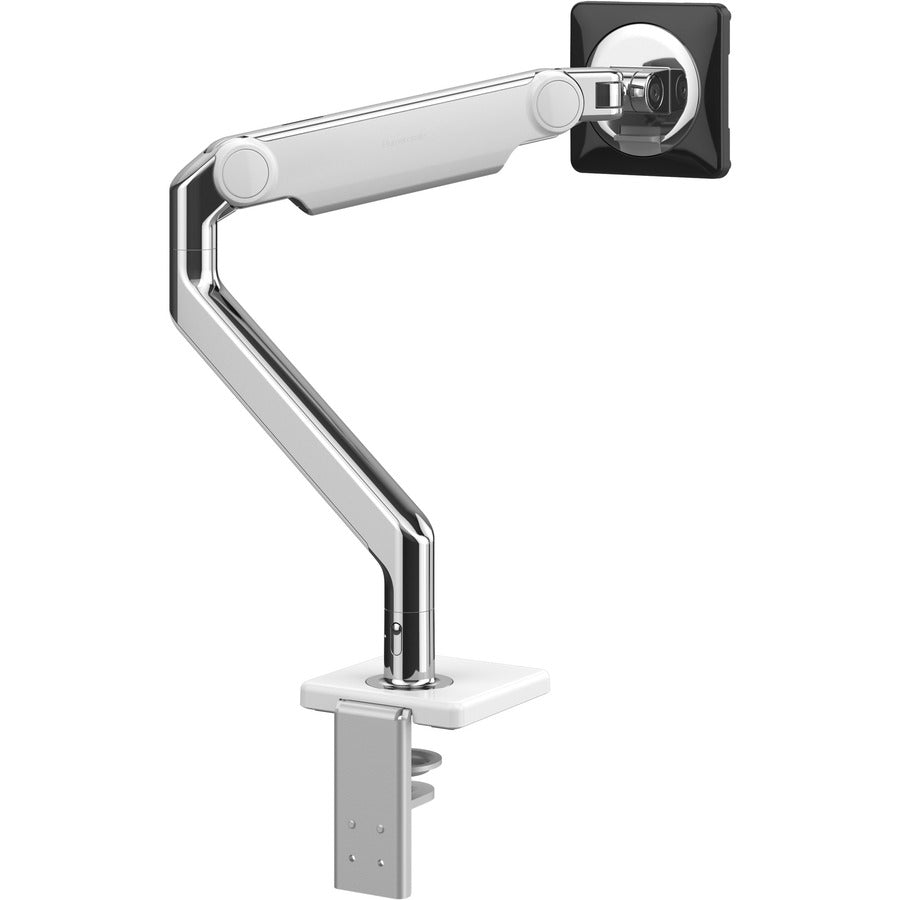 Humanscale M21CMWBTB Clamp Mount for Monitor - Polished Aluminum, Whit