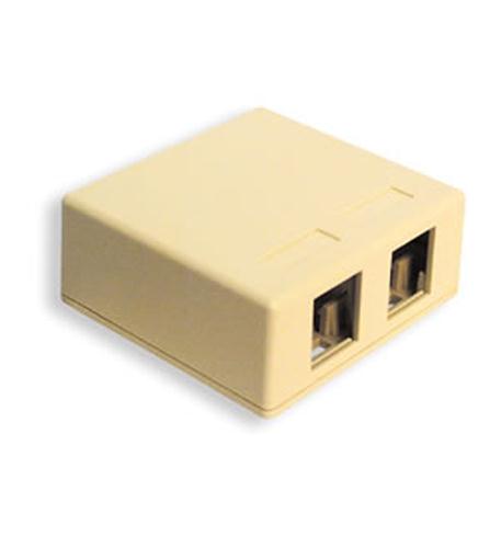 IC107SB2IV - SURFACE BOX 2PT Ivory ICC-SURFACE-2IV