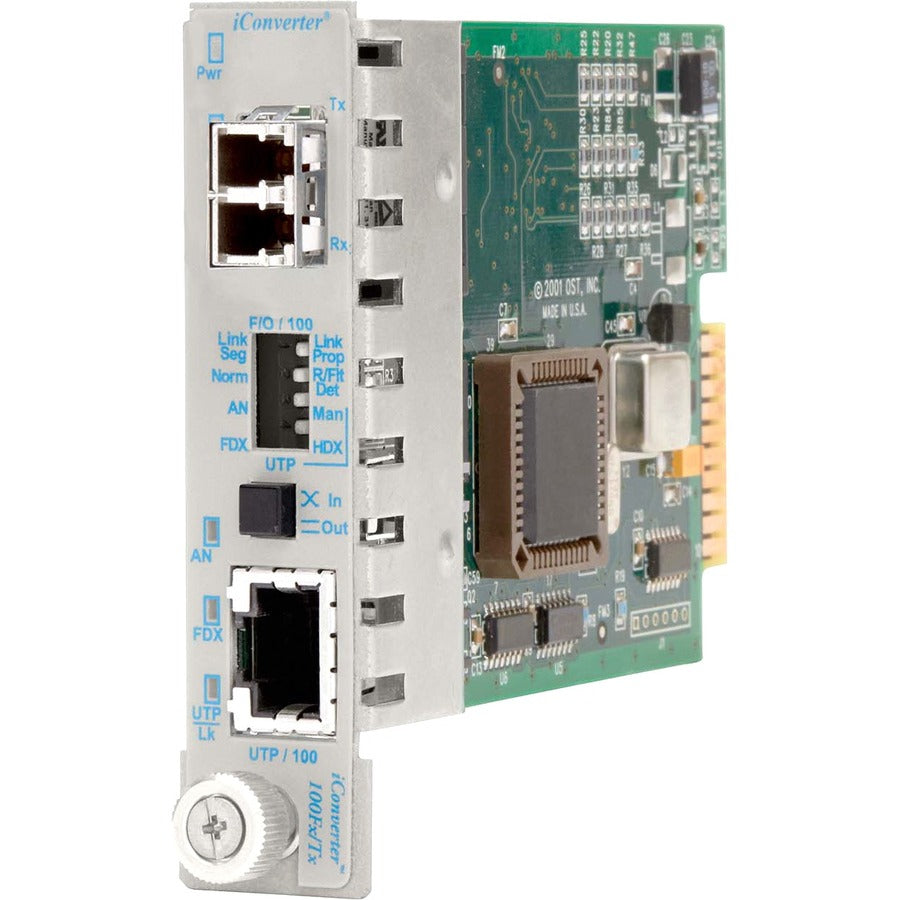 Iconverter 100Mbps Ethernet Fiber Media Converter Rj45 Lc Single-Mode 30Km Module