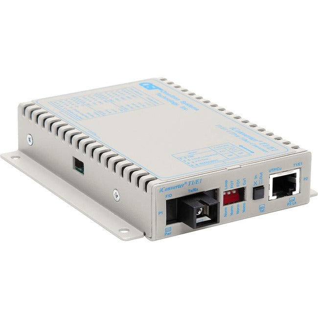 Iconverter T1/E1 Single-Fiber Media Converter Rj48 Sc Single-Mode 20Km Bidi 8711-1-Dw