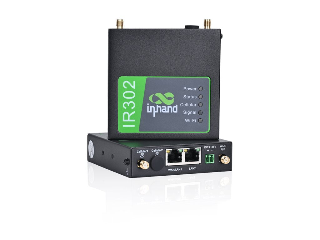 Inexq Router InHand InRouter302 - Wireless router - Wi-Fi - 3G, 4G - DIN rail mount