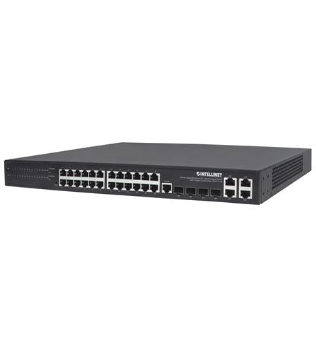 Intellinet 24-Port Gigabit Ethernet PoE+ Web-Manage ITL-561426