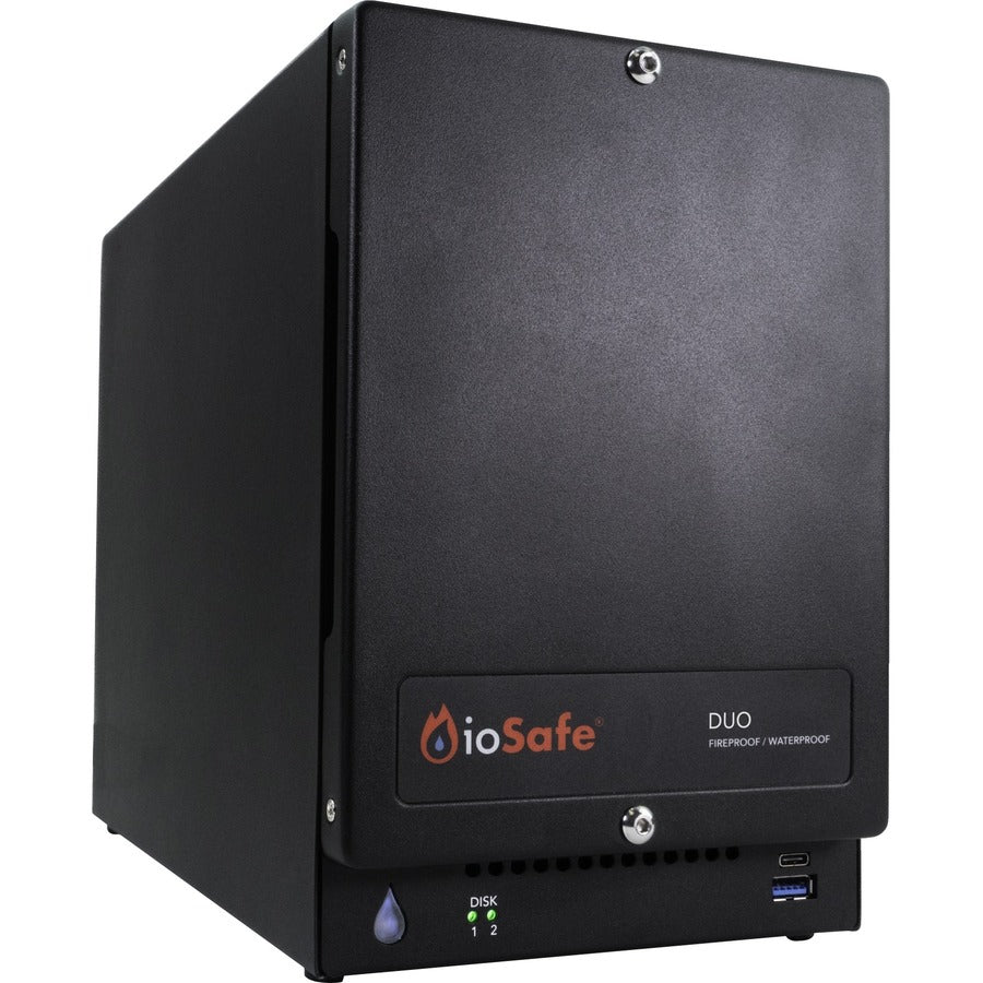 Iosafe Duo 16Tb Raid 1 Usb 3.2 Fireproof/Waterproof Desktop Hard Drive