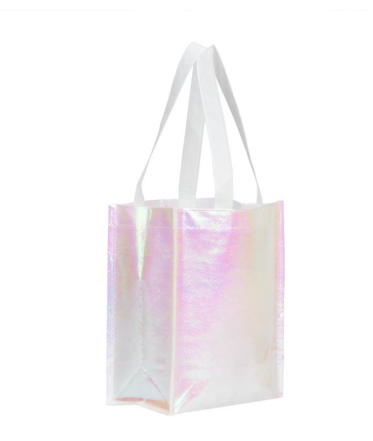 Iridescent Non-Woven Tote Bag – Eye-Catching, Lightweight, and Perfect for Stylish Carrying