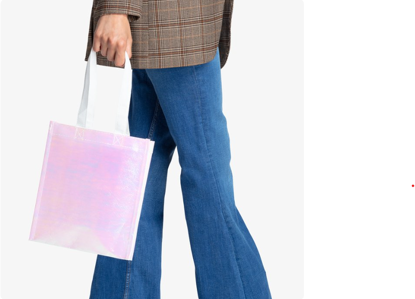 Iridescent Non-Woven Tote Bag – Eye-Catching, Lightweight, and Perfect for Stylish Carrying