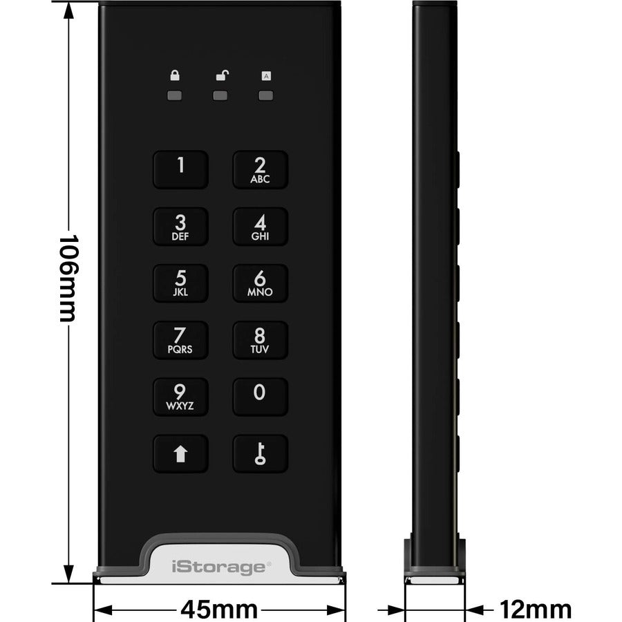 Istorage Diskashur M2 240 Gb Portable Rugged Solid State Drive - M.2 2280 External - Taa Compliant