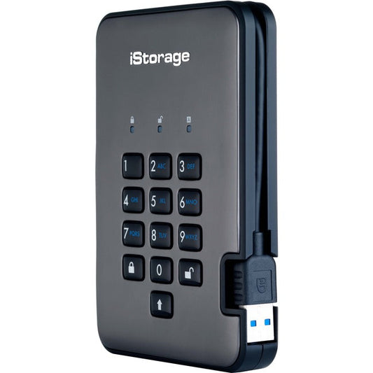 Istorage Diskashur Pro2 8 Tb Portable Rugged Solid State Drive - 2.5" External - Taa Compliant IS-DAP2-256-SSD-8000-C-X