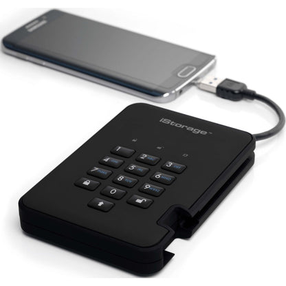 Istorage Diskashur2 16 Tb Portable Rugged Solid State Drive - 2.5" External - Black - Taa Compliant IS-DA2-256-SSD-16000-B