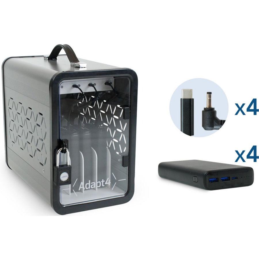 JAR Systems Adapt4 USB-C Charging Station with Active Charge Upgrade ...