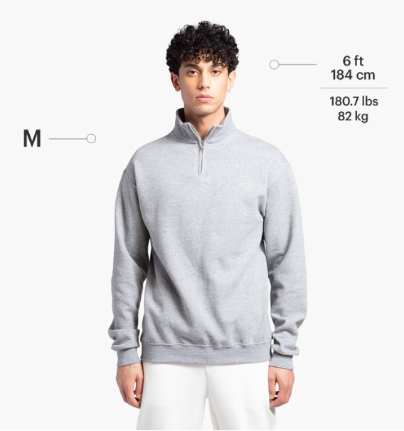 JERZEES® NuBlend® Quarter-Zip Sweatshirt – Soft, Stylish, and Ideal for Layering with a Durable Finish