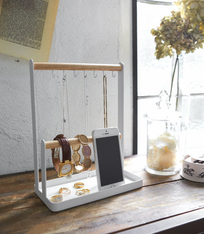 Jewelry + Accessory Display - Steel + Wood