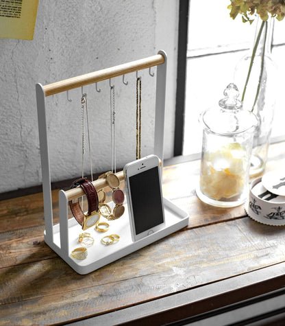 Jewelry + Accessory Display - Steel + Wood