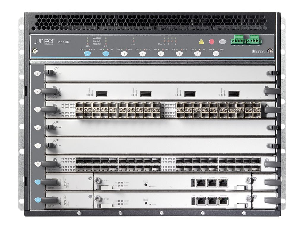 Juniper Networks MX-series MX480 - Router - rack-mountable