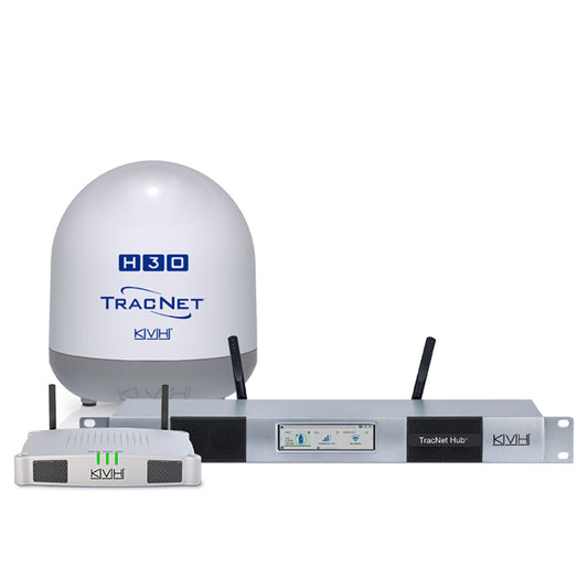 KVH TracNet&trade; H30 Ku-Band Antenna w/TracNet Hub