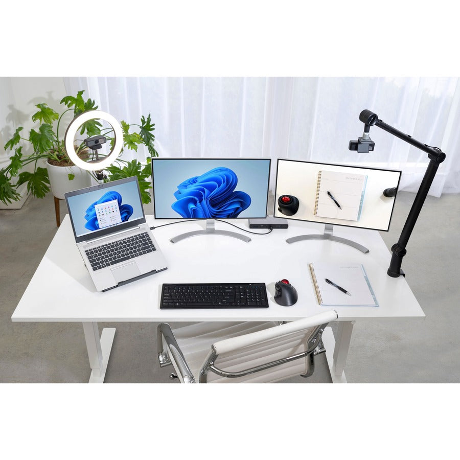 Kensington A1010 Telescoping Desk Stand For Video Conferencing Microphones, Webcams And Lighting Systems