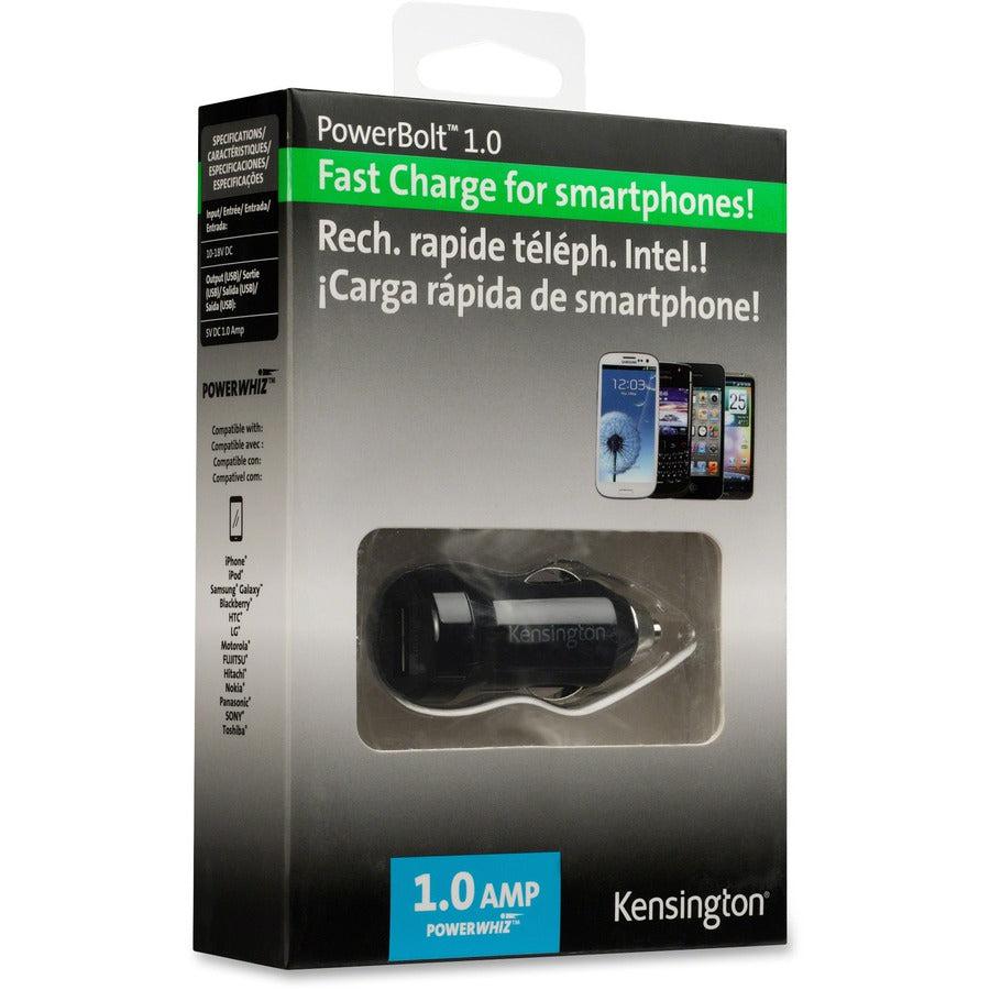 Kensington K39665Am Powerbolt 1.0 Fast Charger For Smartphones