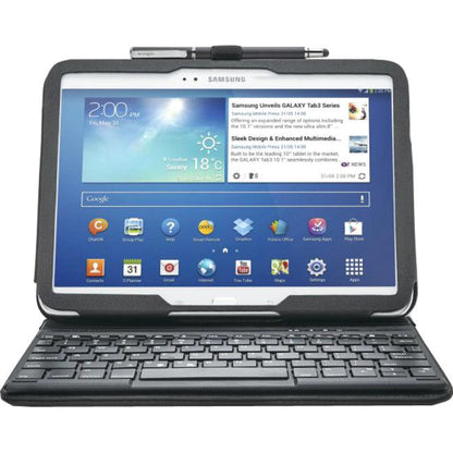 Kensington K97156Us Keyfolio Pro Folio 10.1" With Keyboard For Samsung Galaxy Tab 3 (Black)