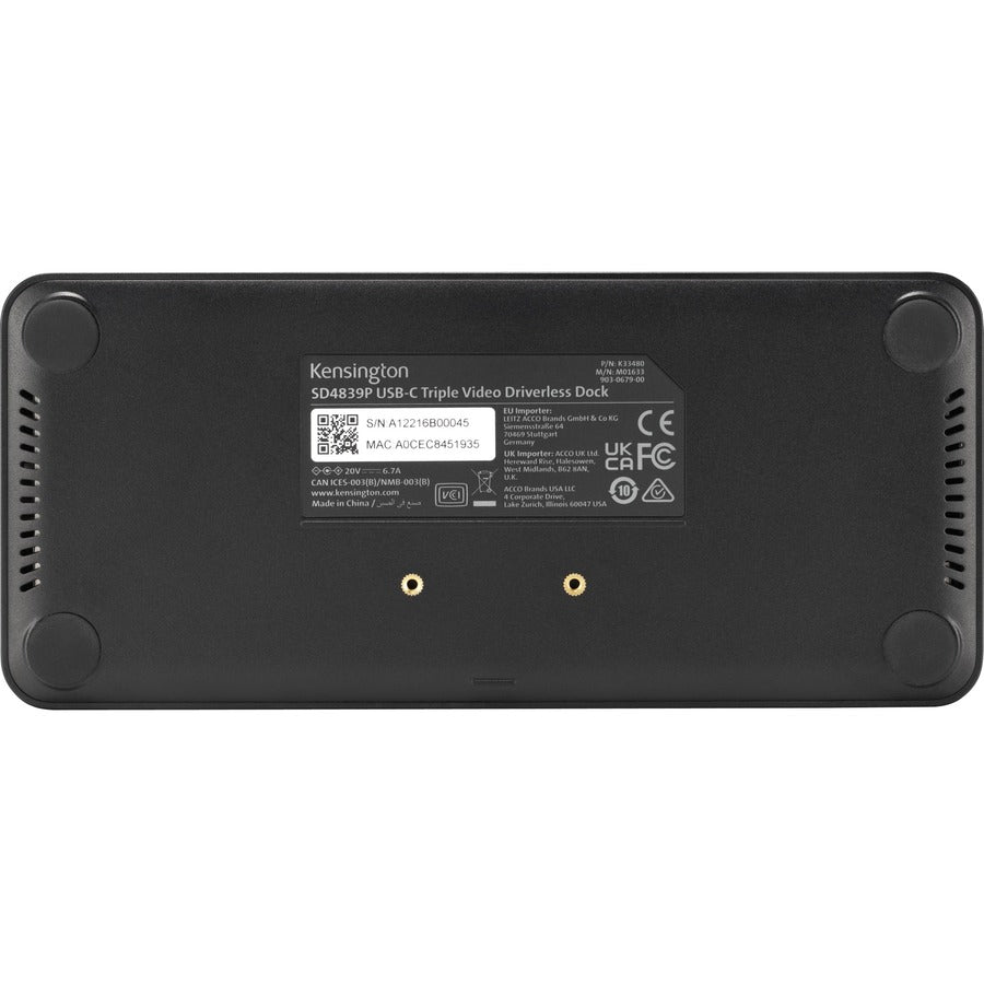 Kensington Sd4839P Docking Station