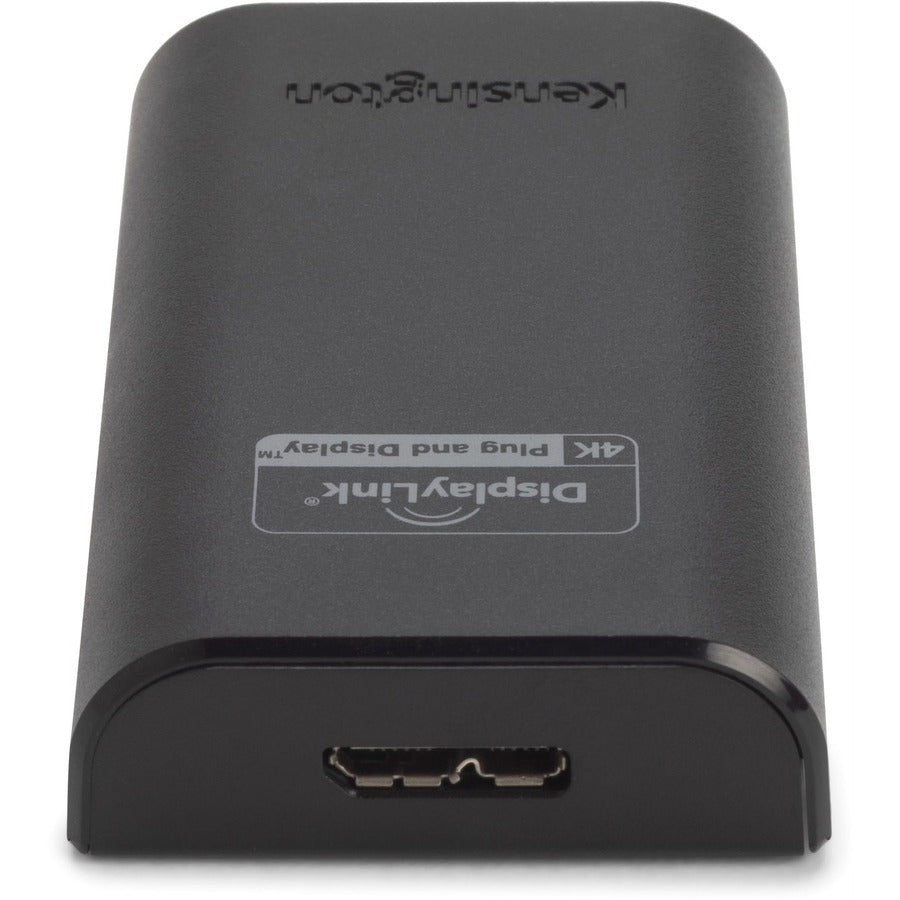 Kensington Vu4000D Usb 3.0 To Displayport 4K Video Adapter