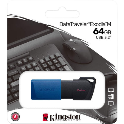 Kingston Datatraveler Exodia M Usb Flash Drive Dtxm/64Gb