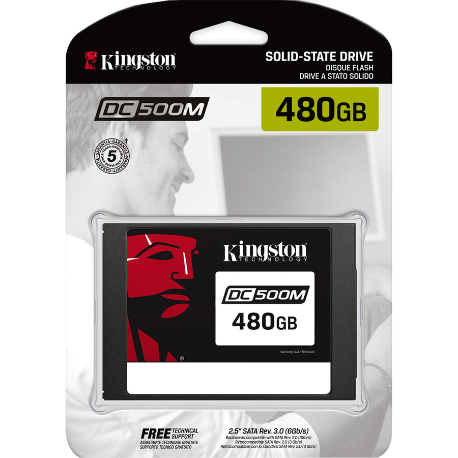 Kingston Enterprise Ssd Dc500M (Mixed-Use) 480Gb