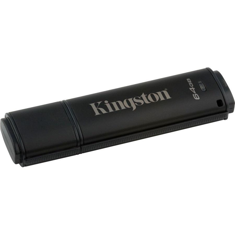 Kingston Technology Datatraveler 4000G2 With Management 64Gb Usb Flash Drive Usb Type-A 3.2 Gen 1 (3.1 Gen 1) Black